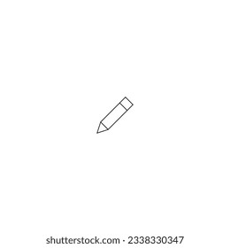 Un lápiz sobre fondo blanco