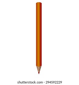 A pencil on white background