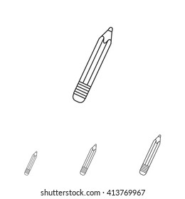 Pencil outline