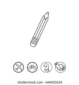 Pencil outline