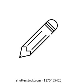pencil outline icon