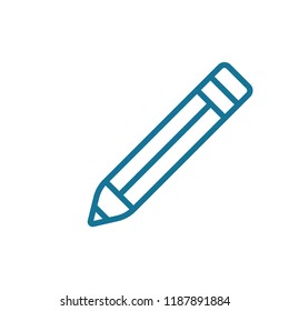 Pencil outline icon 