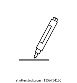 pencil outline icon template