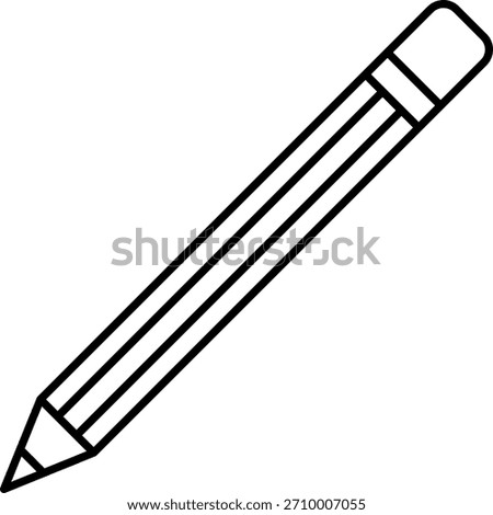 Pencil Outline Writing Tool Icon