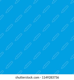Pencil pattern vector seamless blue repeat for any use
