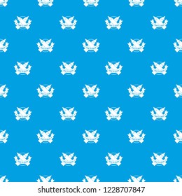Pencil pattern vector seamless blue repeat for any use
