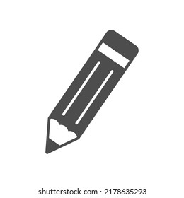 Pencil or pen glyph icon