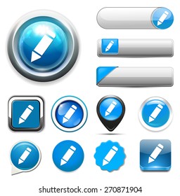 Pencil pen icon
