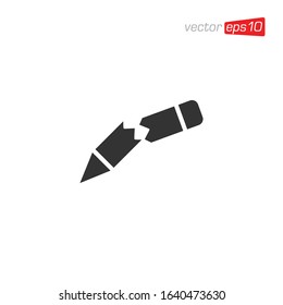 Pencil or Pen Icon Design Vector