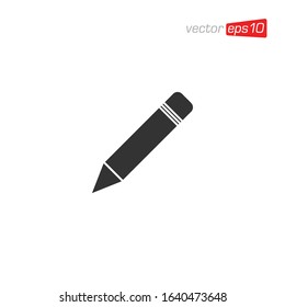 Pencil or Pen Icon Design Vector