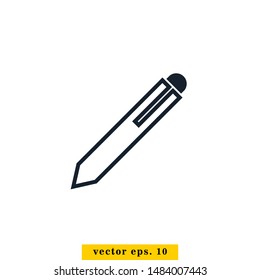 Pencil / Pen Icon Logo Design Template