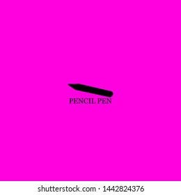 pencil pen icon sign signifier vector