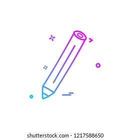 pencil pen icon vector design