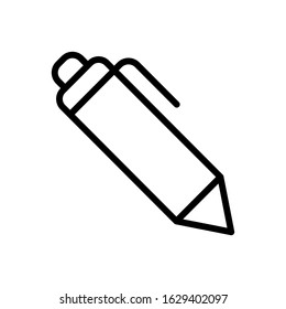 Pencil, pen icon vector design templates isolated on white background