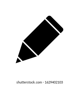 Pencil, pen icon vector design templates isolated on white background
