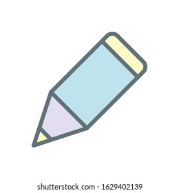 Pencil, pen icon vector design templates isolated on white background