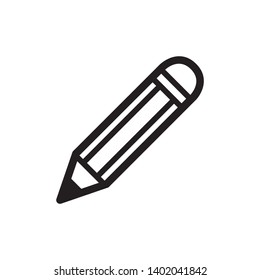 pencil, pen icon vector template