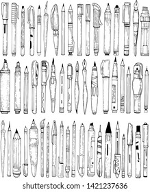 pencil pen ink stationery collection