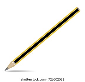 Pencil Pen Isolated Background Vector