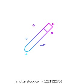 pencil pen school study icon vector