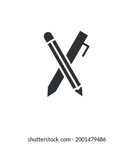 Bleistift-Vektorsymbol