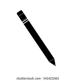 pencil pictogram icon image vector illustration design 