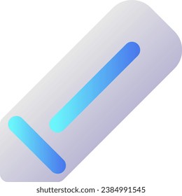 Pencil pixel perfect flat gradient two-color ui icon. Messenger feature. Writing message. Editing text. Simple filled pictogram. GUI, UX design for mobile application. Vector isolated RGB illustration