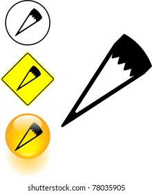 Bleistift-Punktzeichen-Zeichen und -Taste