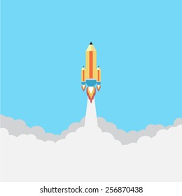 pencil rocket