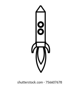 Pencil rocket symbol