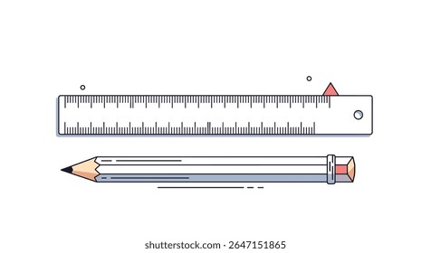 Pencil and Ruler Essential Tools for Precision