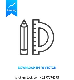 pencil ruler icon
