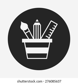 pencil and ruler icon