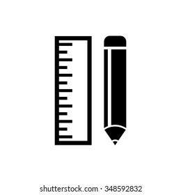  pencil  ruler icon