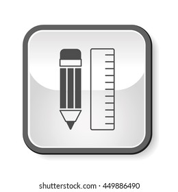 pencil and ruler icon