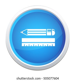 pencil and ruler icon