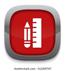pencil and ruler icon