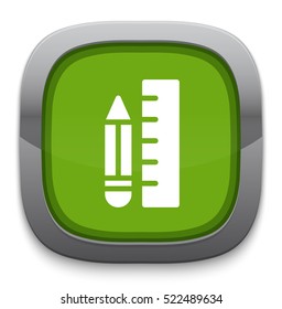 pencil and ruler icon