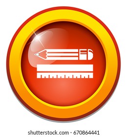 pencil and ruler icon