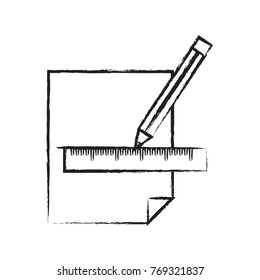 pencil and ruler icon