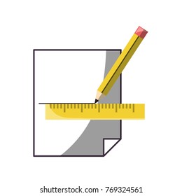 pencil and ruler icon