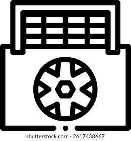 pencil and ruler icon. Thin Linear Style Design Isolated On White Background