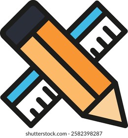 The pencil scale is a measuring tool used to measure objects or distances in fine detail, often for technical drawing, design, or precise measurement tasks in various crafts and industries.