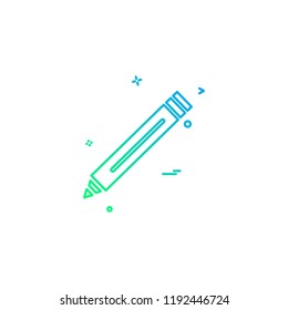 pencil school icon vector design