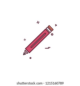 pencil school icon vector design