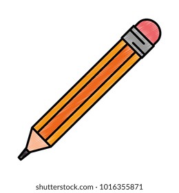 pencil school isolated icon