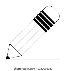 pencil school isolated icon