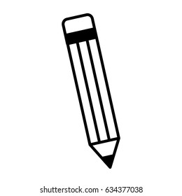 pencil school isolated icon