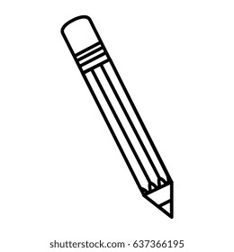 pencil school isolated icon