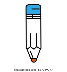 pencil school isolated icon